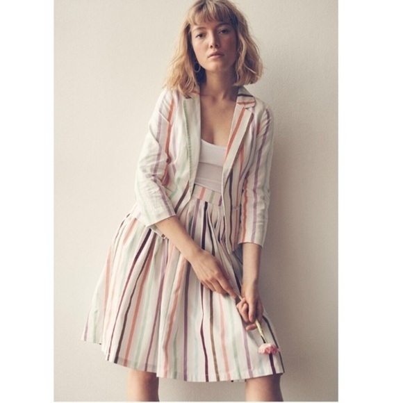 NWT ModCloth Aspiration Creation Striped Skirt New - Picture 6 of 8